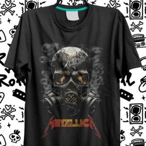 camiseta negra de bandas de rock sublimada tu estilo, tu leyenda