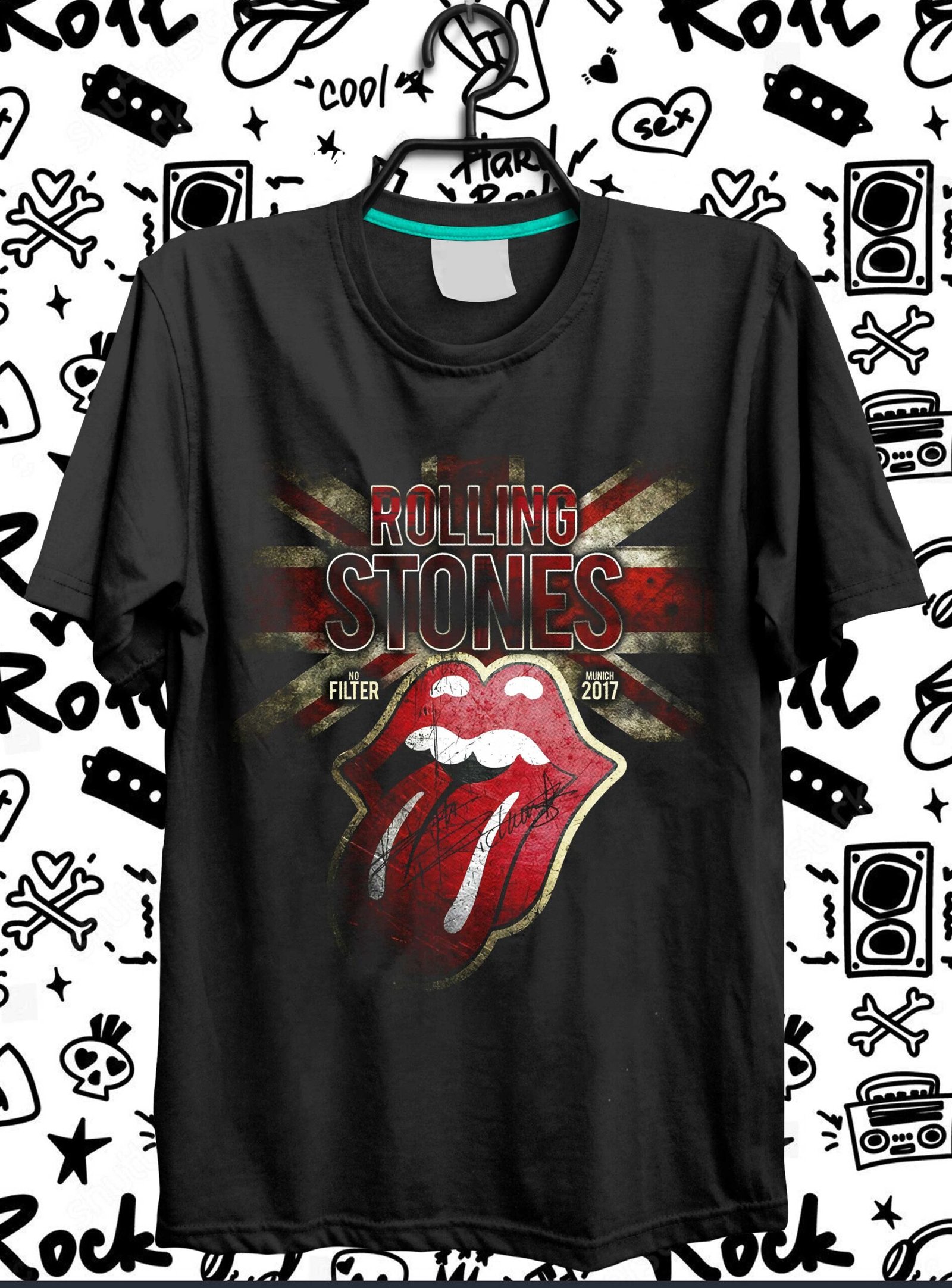 camiseta negra de bandas de rock sublimada tu estilo, tu leyenda camiseta negra de bandas de rock sublimada tu estilo, tu leyenda