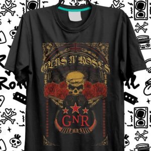 camiseta negra de bandas de rock sublimada tu estilo, tu leyenda