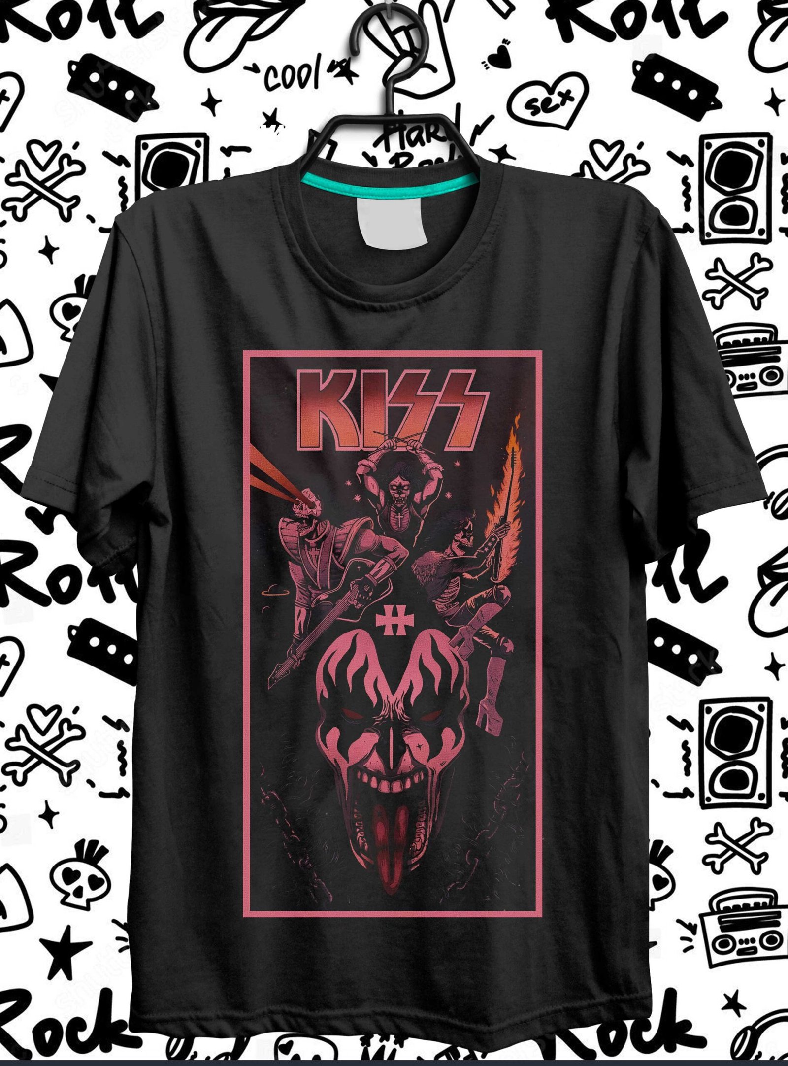 camiseta negra de bandas de rock sublimada tu estilo, tu leyenda camiseta negra de bandas de rock sublimada tu estilo, tu leyenda