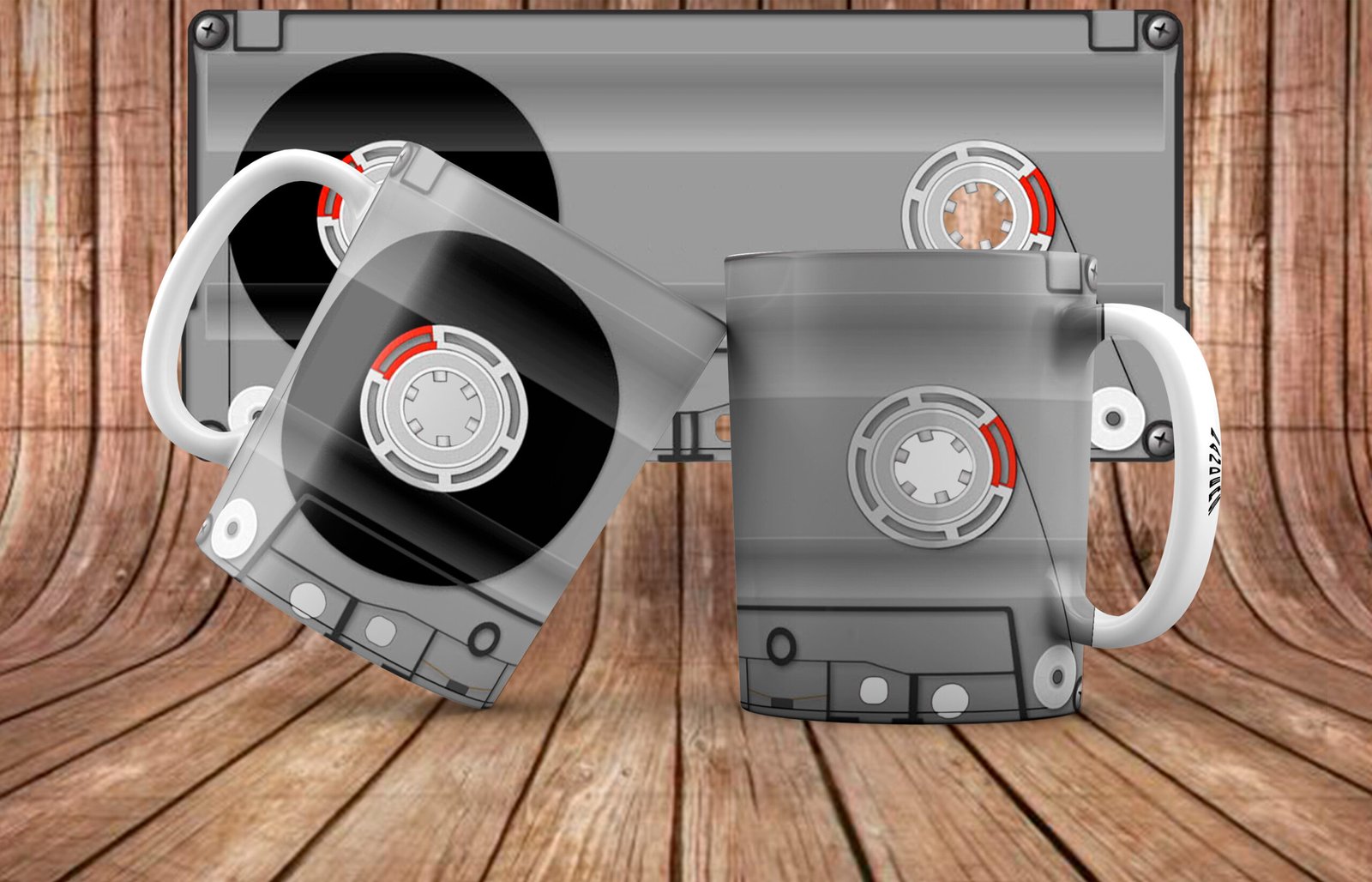 taza clásica 11 onzas cassette retro taza clásica 11 onzas cassette retro