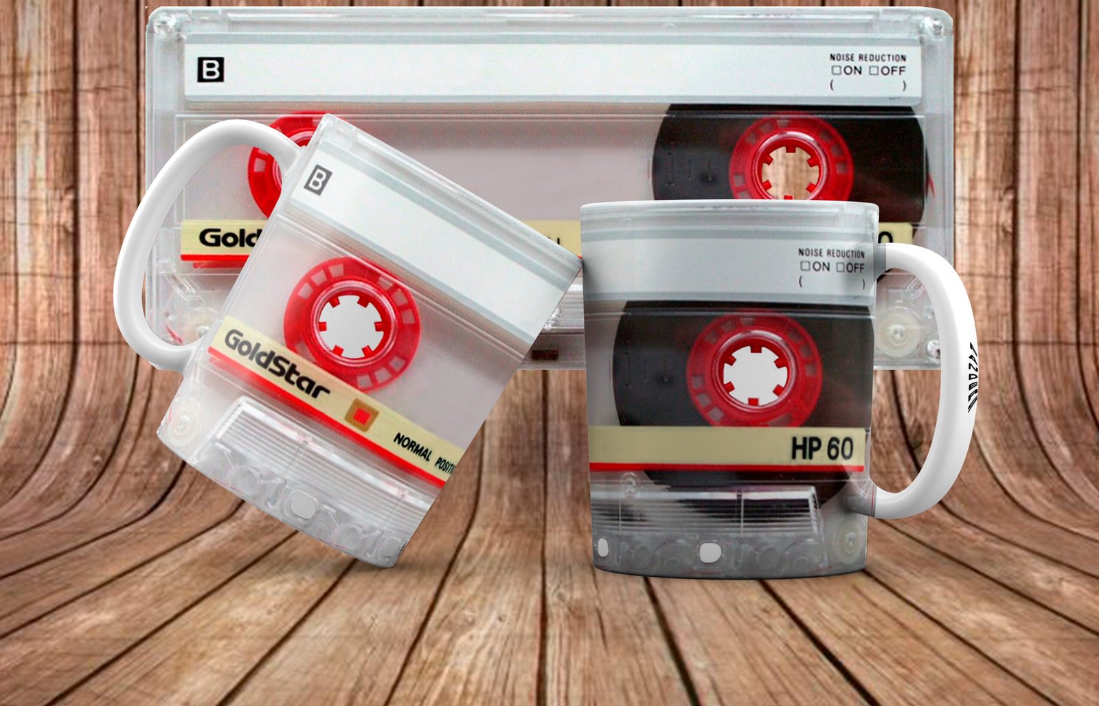 taza clásica 11 onzas cassette retro taza clásica 11 onzas cassette retro