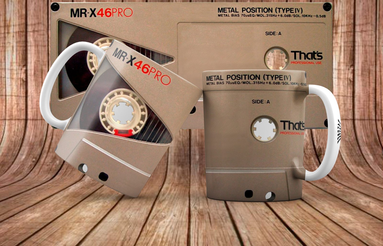 taza clásica 11 onzas cassette retro taza clásica 11 onzas cassette retro